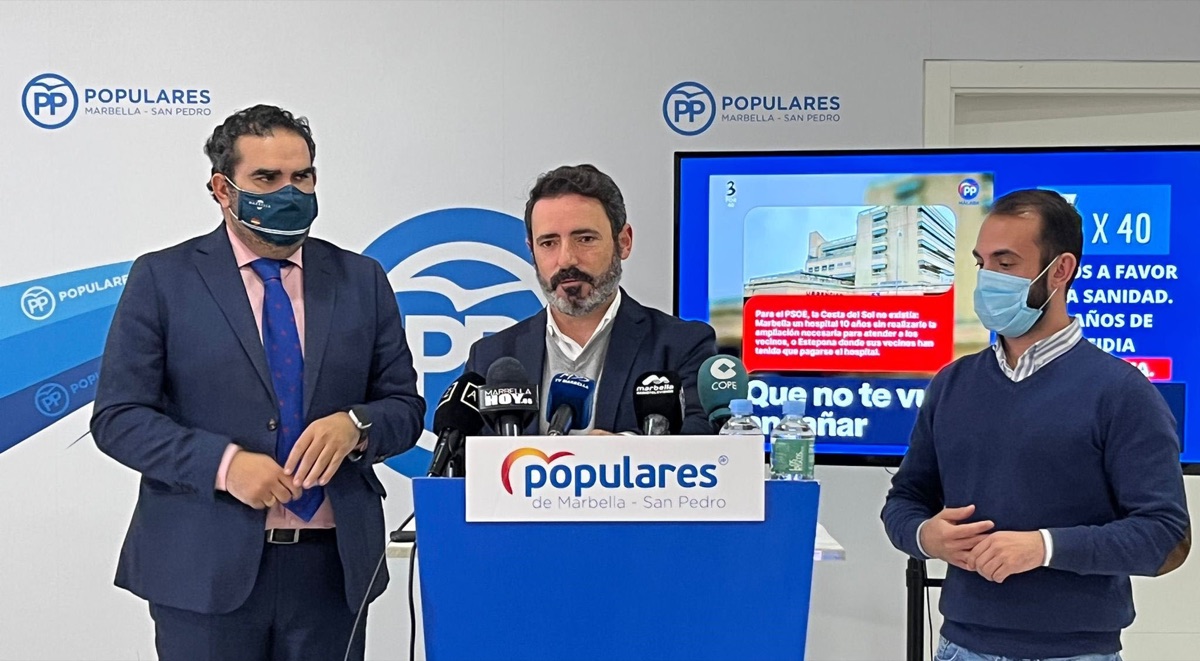 El PP destaca que el Gobierno del cambio ha hecho más en sanidad por Marbella en tres años que los socialistas en 40 años.