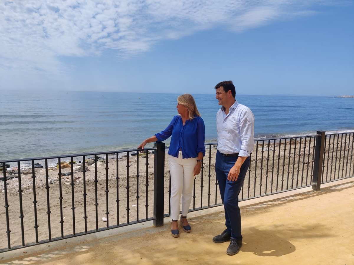 Ángeles Muñoz destaca la necesidad de que Núñez Feijoo sea presidente para que Marbella y San Pedro cuenten con el respaldo del Gobierno en temas esenciales como la construcción de los espigones o evitar la demolición del Paseo Marítimo