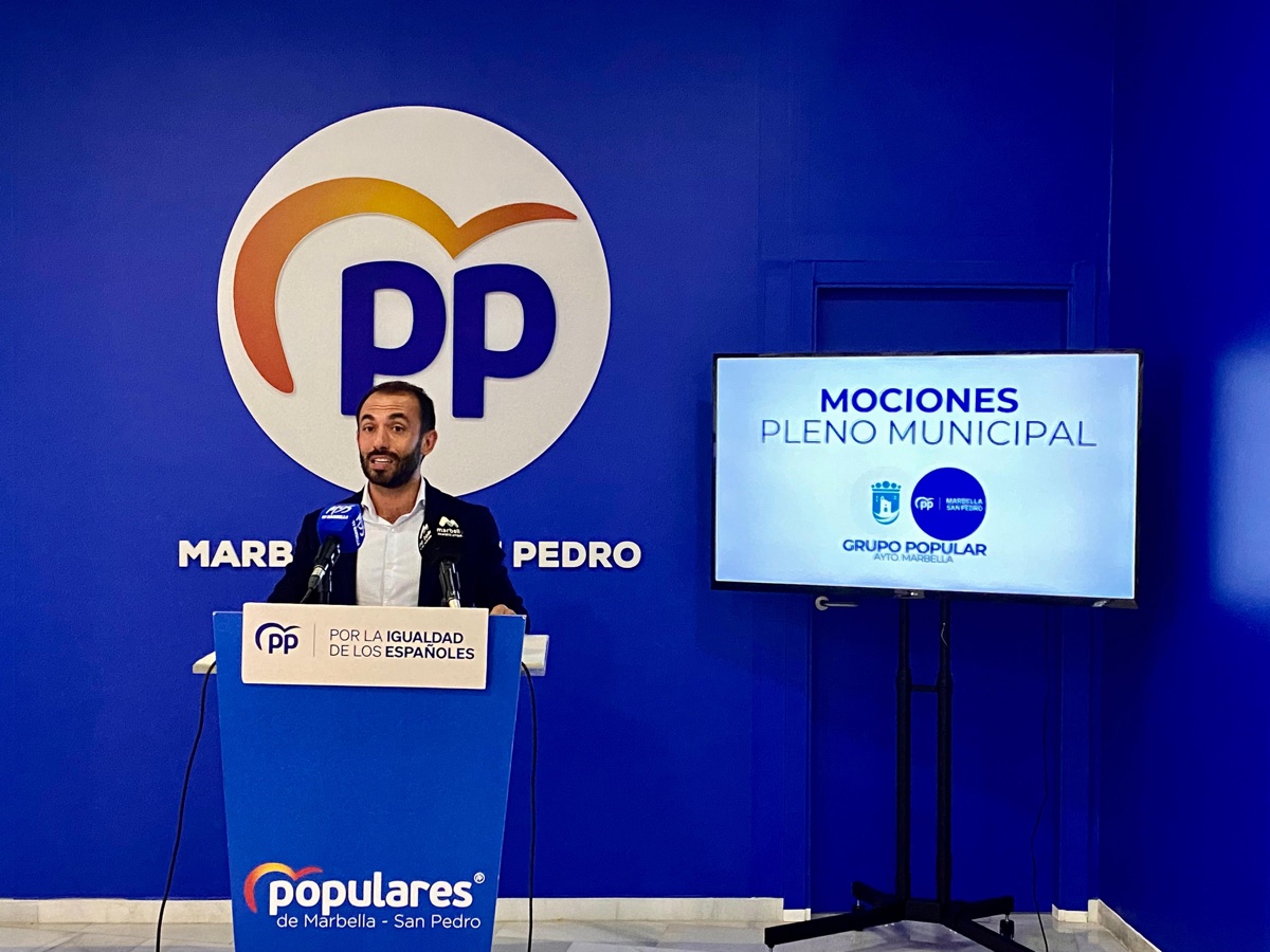 El PP denuncia que el peaje de la autopista se ha convertido en un impuesto obligado de Sánchez a los ciudadanos de Marbella por su movilidad
