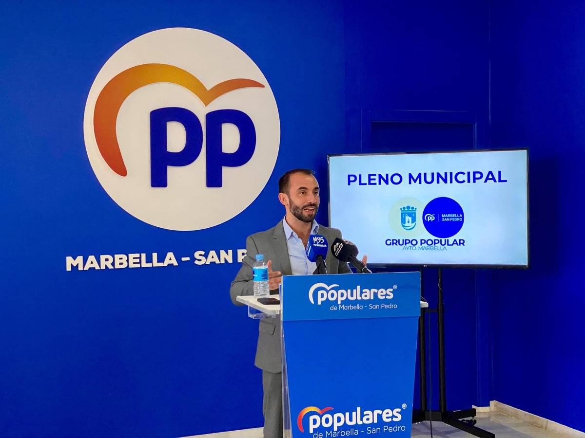 El PP exigirá en el pleno una inversión justa y real para las playas de Marbella y San Pedro “frente a la dejadez absoluta de Pedro Sánchez
